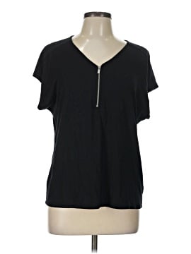 Tahari Short Sleeve Henley (view 1)