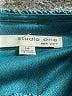 Studio One Chevron-herringbone Teal Casual Dress Size 14 - photo 7
