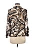 Ruby Rd. 100% Polyester Animal Print Silver 3/4 Sleeve Blouse Size 8 Petite - photo 2