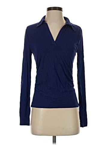 Madewell Side-Cinch Long-Sleeve Polo Top (view 1)