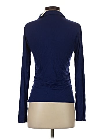 Madewell Side-Cinch Long-Sleeve Polo Top (view 2)