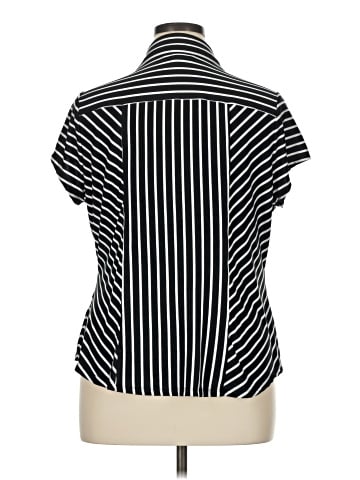 Roz & Ali Short Sleeve Blouse (view 2)