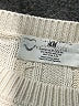 H&M 100% Cotton Ivory Pullover Sweater Size 3 - photo 3
