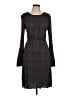 Tory Burch 100% Rayon Tweed Black Casual Dress Size L - photo 1