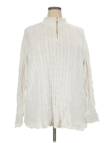 Woman Within Pullover Sweater (view 1)