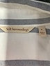 Soft Surroundings Stripes Gray 3/4 Sleeve Button-Down Shirt Size S - photo 7