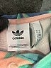 Adidas 100% Cotton Teal Pullover Hoodie Size M - photo 7