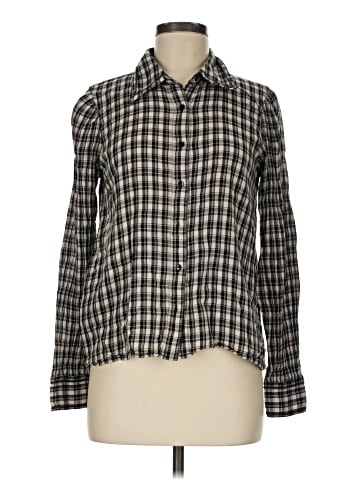 BA&SH Long Sleeve Button-Down Shirt (view 1)