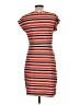No Comment Stripes Orange Casual Dress Size L - photo 2