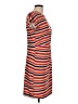 No Comment Stripes Orange Casual Dress Size L - photo 4