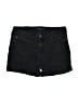 Celebrity Pink Solid Black Denim Shorts Size 14 - photo 1