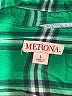 Merona 100% Rayon Plaid Green Long Sleeve Button-Down Shirt Size L - photo 7