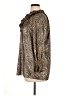 MICHAEL Michael Kors 100% Polyester Animal Print Gold 3/4 Sleeve Blouse Size XL - photo 5