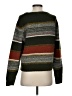 Skies Are Blue Stripes Green Pullover Sweater Size S - photo 2