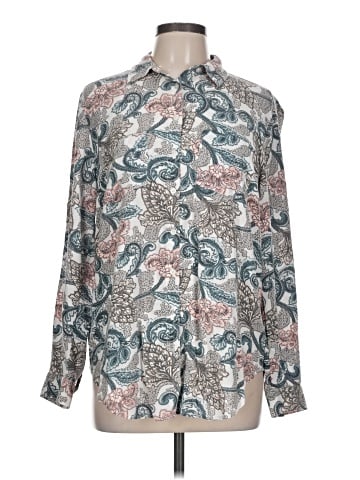 Ann Taylor LOFT Outlet Long Sleeve Blouse (view 1)