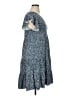 Max Studio Paisley Blue Casual Dress Size XL - photo 4