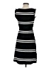 Elle Stripes Black Casual Dress Size XS - photo 2