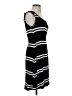 Elle Stripes Black Casual Dress Size XS - photo 4