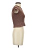 Aura Brown Short Sleeve Turtleneck Size XXS - photo 4