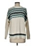 J.Jill Chevron-herringbone Ivory Pullover Sweater Size XS - photo 1