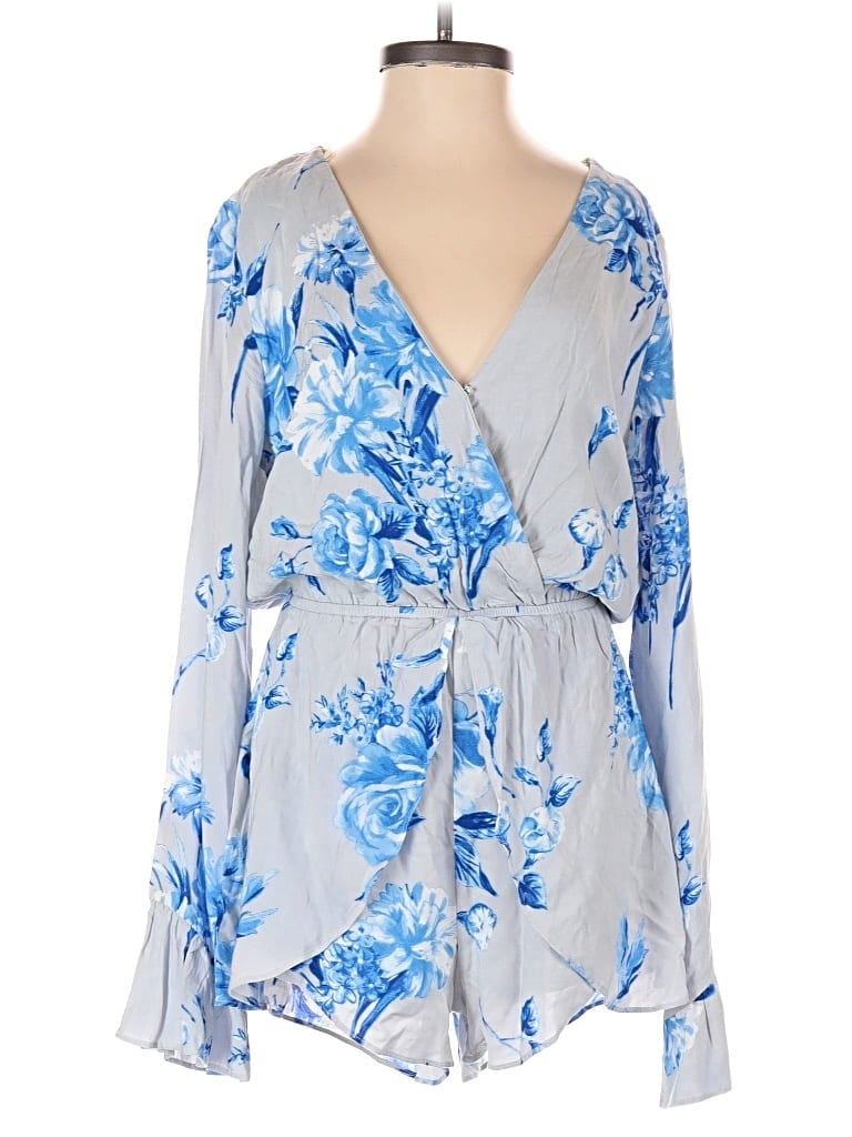 Altar'd State Romper In Blue