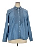 J.Crew 100% Cotton Blue Long Sleeve Button-Down Shirt Size 24 - photo 1