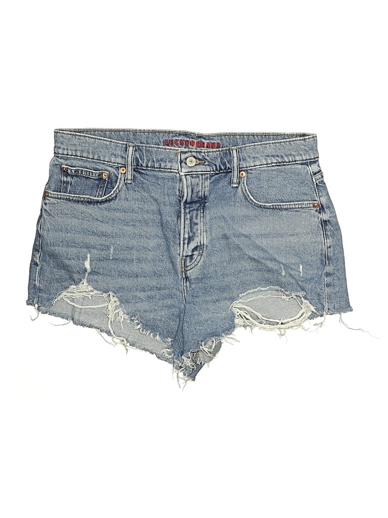 Pre-owned Lucky Brand Denim Shorts In Blue