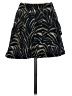 Devon Windsor Animal Print Black Casual Skirt Size XS - photo 1