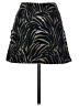 Devon Windsor Animal Print Black Casual Skirt Size XS - photo 2