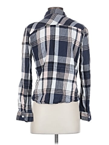 Wrapper Long Sleeve Button-Down Shirt (view 2)