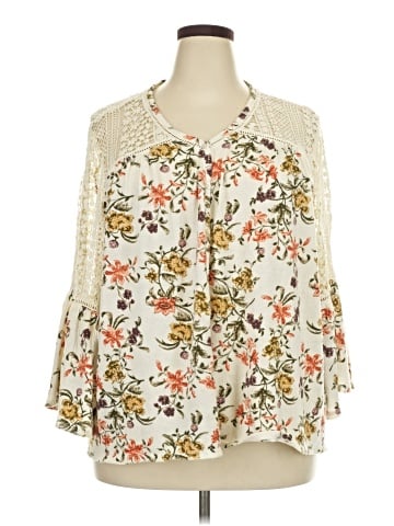 C established 1946 3/4 Sleeve Blouse (view 1)