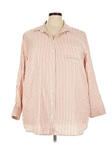 Velvet Heart 3/4 Sleeve Button-Down Shirt (view 1)