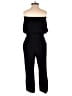 Bishop + Young 100% Rayon Solid Black Jumpsuit Size S - photo 2