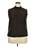 JM Collection Brown Sleeveless Blouse Size 18 - photo 1
