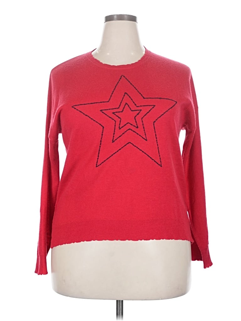 Pre-owned Sundry Wool Pullover Sweater In Red