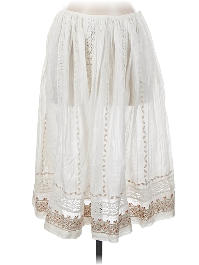 Pre-owned Chan Luu Casual Skirt In Ivory