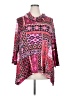 Ruby Rd. Pink Long Sleeve Top Size 2X - photo 1