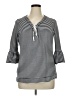 Fever Black 3/4 Sleeve Top Size XL - photo 1