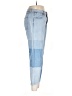 rue21 100% Cotton Color Block Blue Jeans Size 8 - photo 4