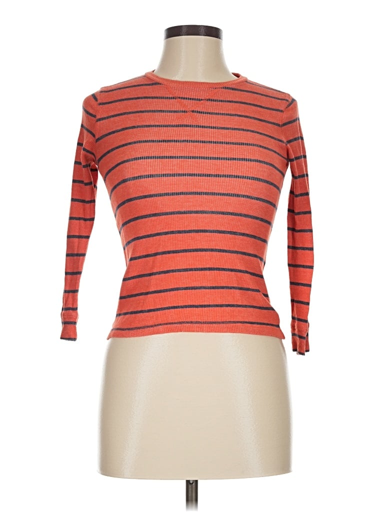 Pre-owned Old Navy 3/4 Sleeve T-shirt In Orange