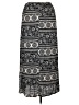 Libian 100% Rayon Print Gray Black Casual Skirt Size 2X - photo 2