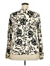 Kate Hill 100% Merino Floral Ivory Wool Sweater Size 2X - photo 2