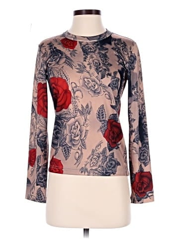 Comme des Garçons Rose tattoo print knit top (view 1)