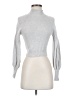 BCBGMAXAZRIA Silver Wool Pullover Sweater Size XS - photo 1