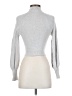 BCBGMAXAZRIA Silver Wool Pullover Sweater Size XS - photo 2