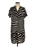 H&M Animal Print Black Casual Dress Size 0 - photo 1