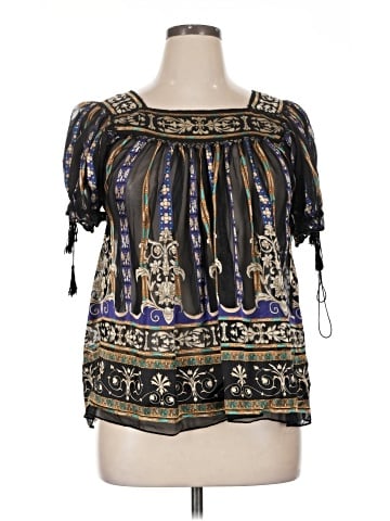 ECI Short Sleeve Blouse (view 1)