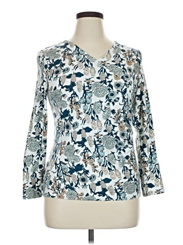 Talbots Outlet 3/4 Sleeve Blouse (view 1)
