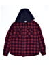 L.L.Bean 100% Cotton Plaid Red Jacket Size 10 - 12 - photo 1