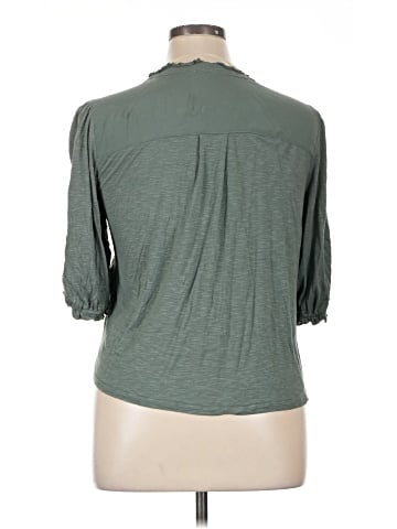 Democracy 3/4 Sleeve Button-Down Shirt (view 2)